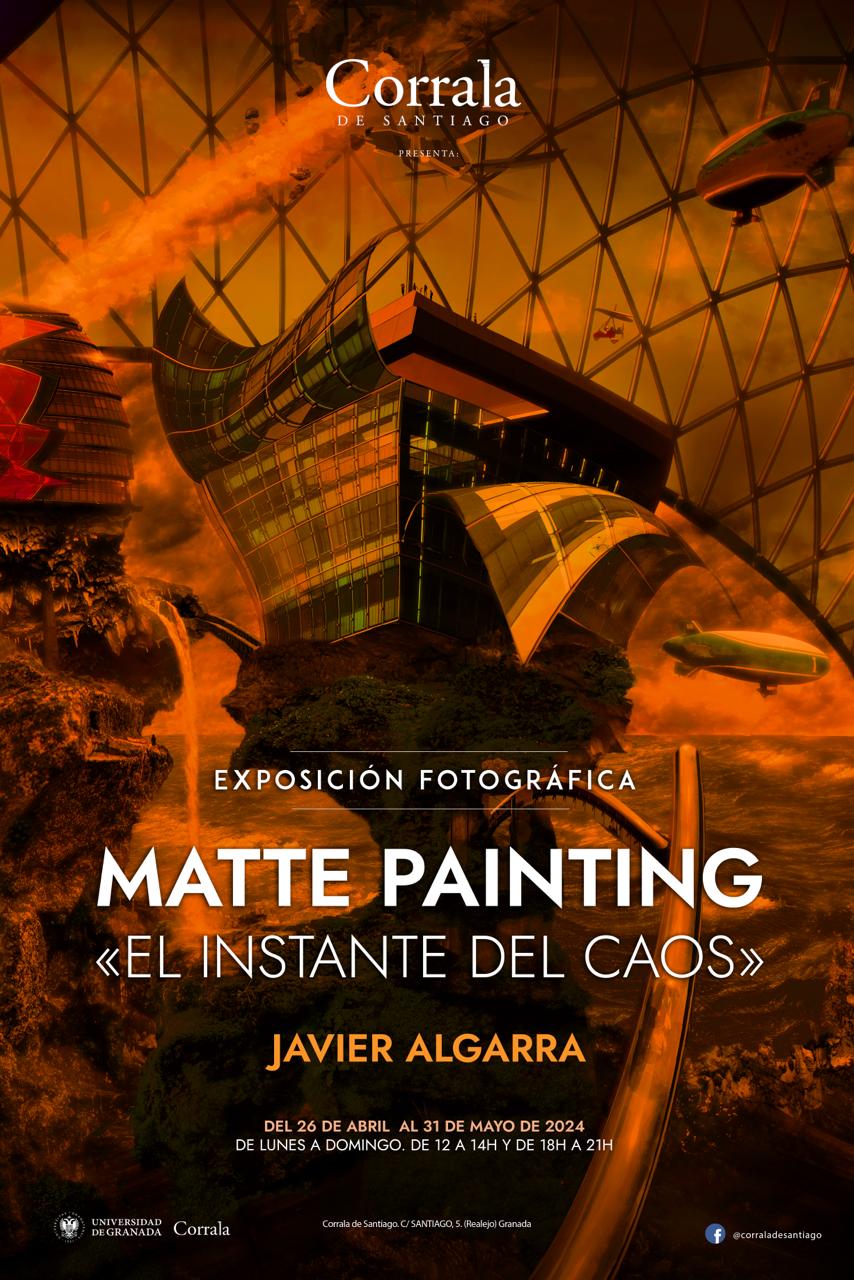 "MATTE PAINTING" - El instante del caos | FOTOGRAFÍAS de Javier Algarra |  | Hasta el 31 de mayo