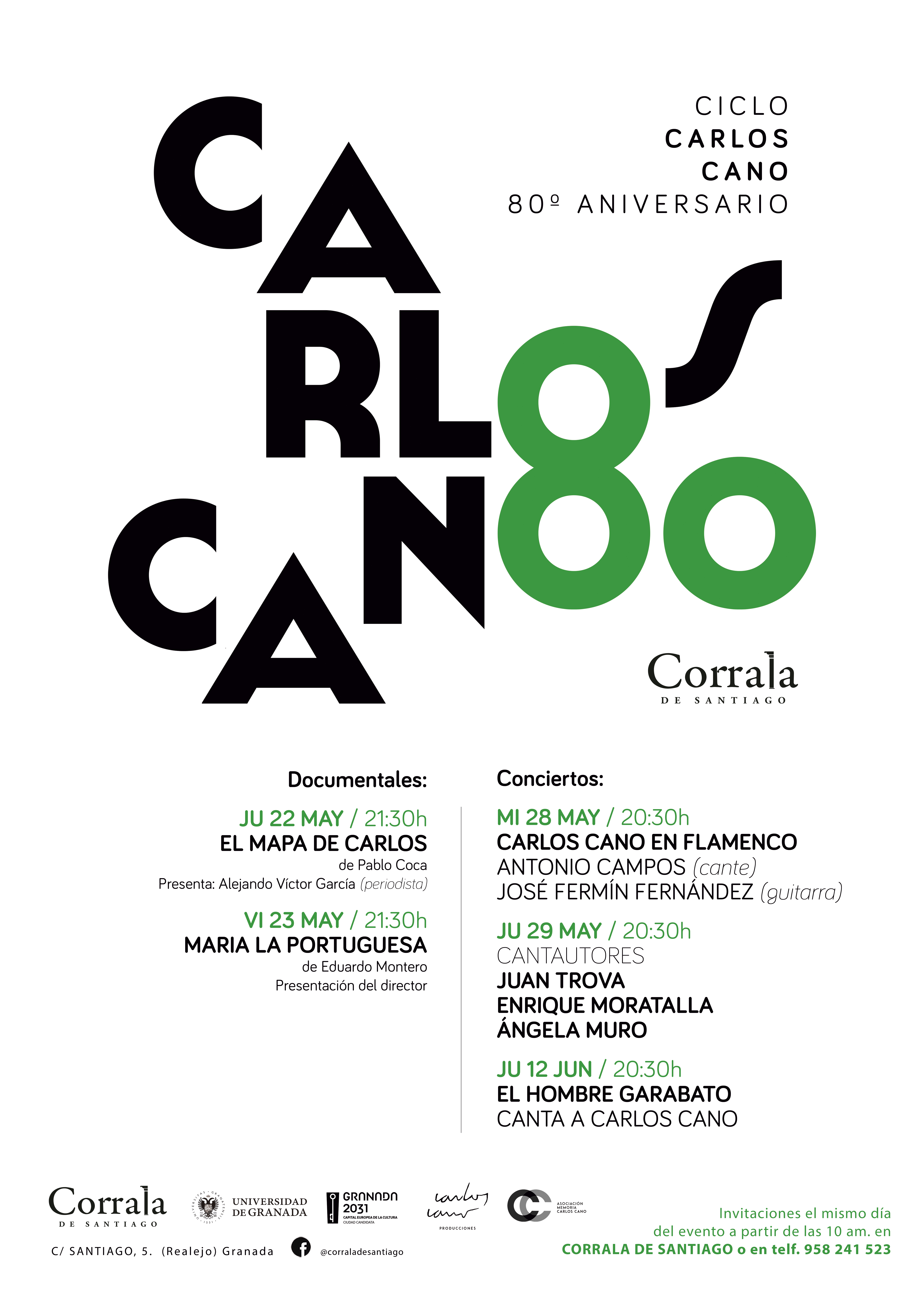 CARLOS CANO, 80 ANIVERSARIO