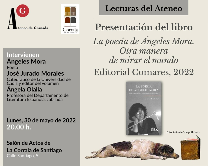 PRESENTACIÓN DE LIBRO | "La poesía de Ángeles Mora" PRESENTACIÓN DE LIBRO | "La poesía de Ángeles Mora"